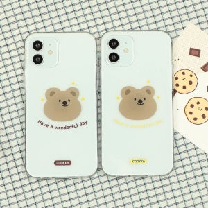 아이폰 갤럭시 쿠카 원더풀데이 디자인 투명 젤리케이스