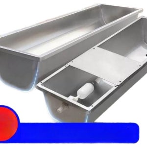 염소 물통 축사 음수대 얼지않는 물그릇 스텐 급수기 1m 보조