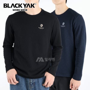 블랙야크 기모티셔츠 남자긴팔티 겨울 여자 남성 와플 티셔츠