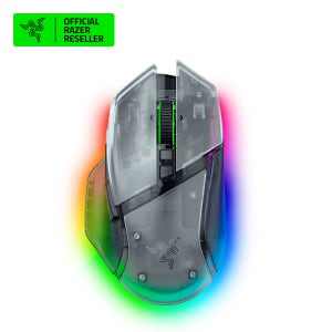 레이저코리아 Razer Basilisk V3 Pro 35K 게이밍마우스 팬텀 화이트 에디션