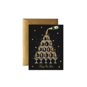 라이플페이퍼 Champagne New Year Card 새해 카드