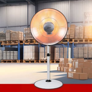 공업용 열선풍기 61cm 카본 전기히터 선풍기형 업소용 난로 스토브 온풍기 난방기