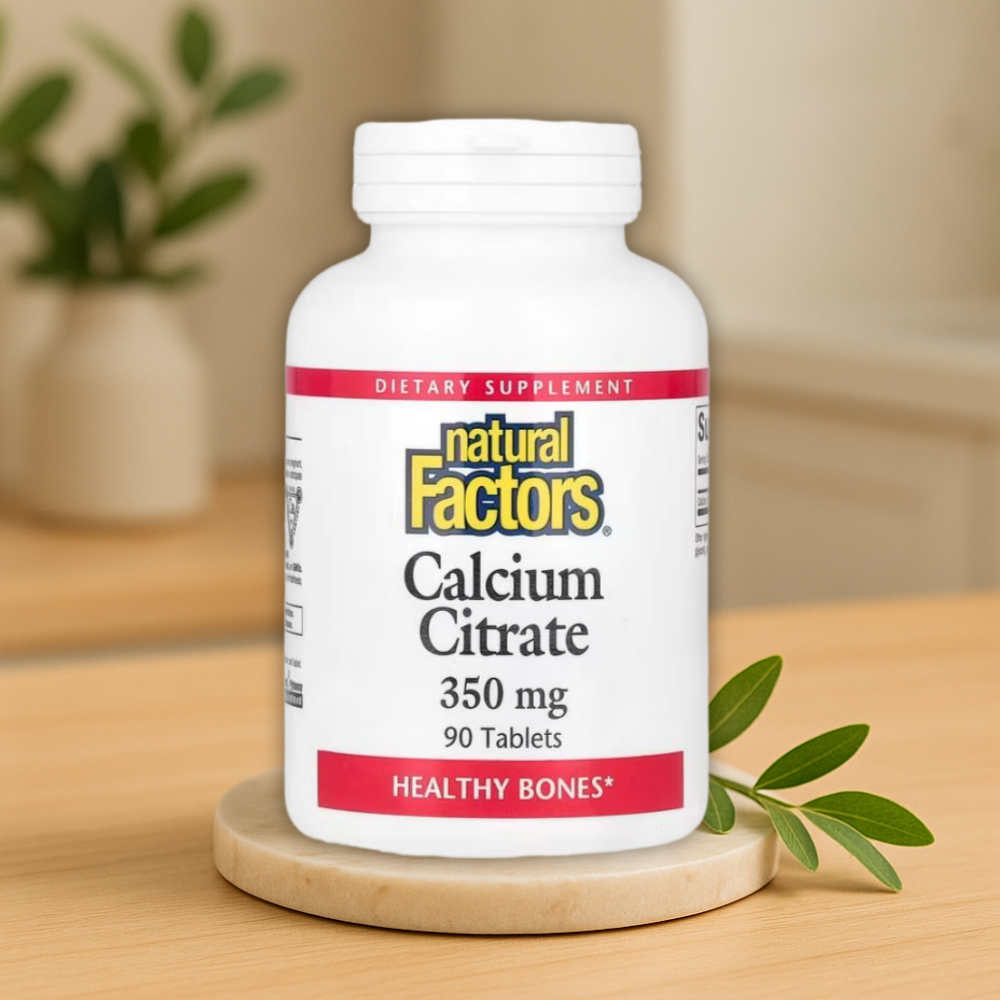 Natural Factors 내추럴팩터스 <b>칼슘시트레이트 350mg</b> 90정, 1개