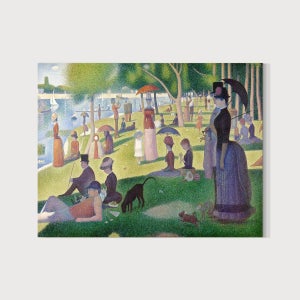 조르주 쇠라 명화 인테리어 그림 액자 쇠라_그랑 자트 섬의 일요일 오후 캔버스 10호