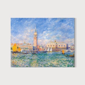 르누아르 명화 인테리어 그림 액자 르누아르_베니스 두칼레 궁 캔버스 10호