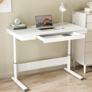 높이조절 책상 데스크 1인용 가정용 사무실용 학생 원룸 책상 공부 키높이