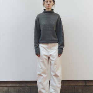 [리플레인] [리플레인]_CASHMERE BLEND HIGH NECK TOP_GREY