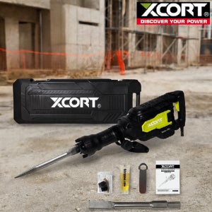 엑스코트 콘크리트 분쇄 파괴 함마 손목 손상 예방 유선 해머드릴 2600W 뿌레카 116A
