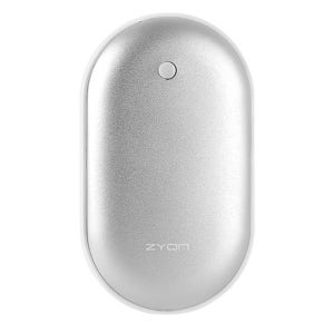 3000mAh 등산 캠핑용 C타입 충전식 손난로 보조배터리 실버(대량주문 가능)