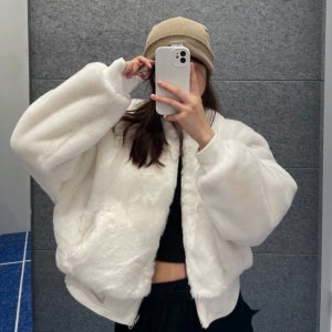 나이키 스우시 양면 블루종 항공 점퍼 집업 자켓 써밋 화이트 우먼스 FB8693-133