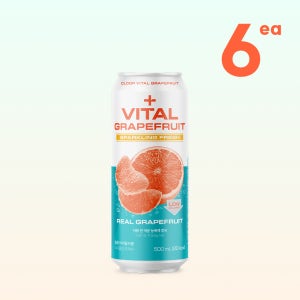 클룹 바이탈자몽 스파클링 (캔) 500ml, 6개