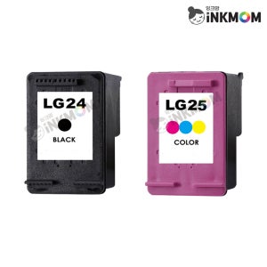 LG LIP2270CW 검정 칼라 재생(호환)잉크 SET LIP2210S2K (LG 24 Black) LIP2210S2P (LG 25 Color)