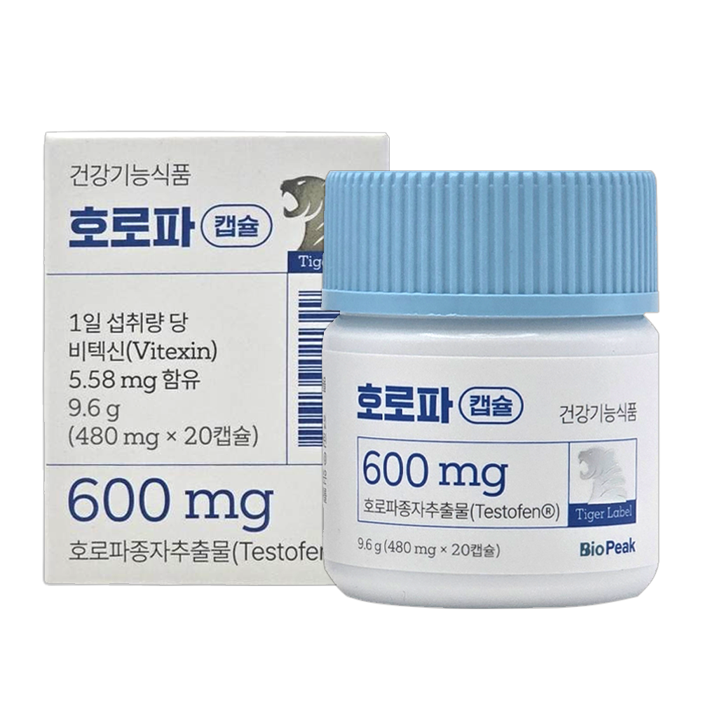 바이오피크 호로파 캡슐 <b>남성</b> 활력 <b>갱년기</b> 영양제