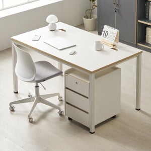 넓은 거실 공부 책상 테이블 작업실 철제 데스크 보이드 1800x800mm, 화이트