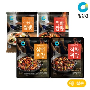 청정원 직화짬뽕 분말 96g 외 3종 총6개