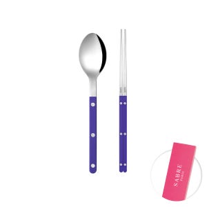 [티타임] 사브르 비스트로 커트러리 샤이니 수저세트 (디너스푼+젓가락)