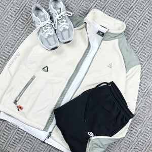[L] 뉴발란스 플리스자켓 스탠드넥 폴라텍 후리스