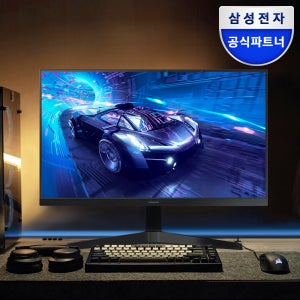 삼성전자 S24F330 60.4cm(24인치) 베젤리스 100Hz 컴퓨터 모니터 LS24F330EAKXKR