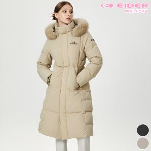 아이더 패딩 여성 롱 다운 자켓 스칼렛