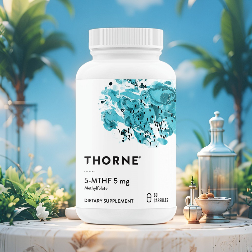 쏜리서치 5MTHF <b>메틸폴레이트</b> 5mg 60캡슐 활성엽산