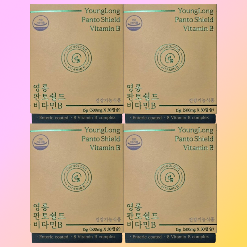 4박스 영롱 <b>판토쉴드 비타민B</b>