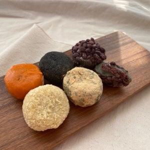 제주 전통 오메기떡 팥 흑임자 쑥 한라봉 단호박찹쌀떡