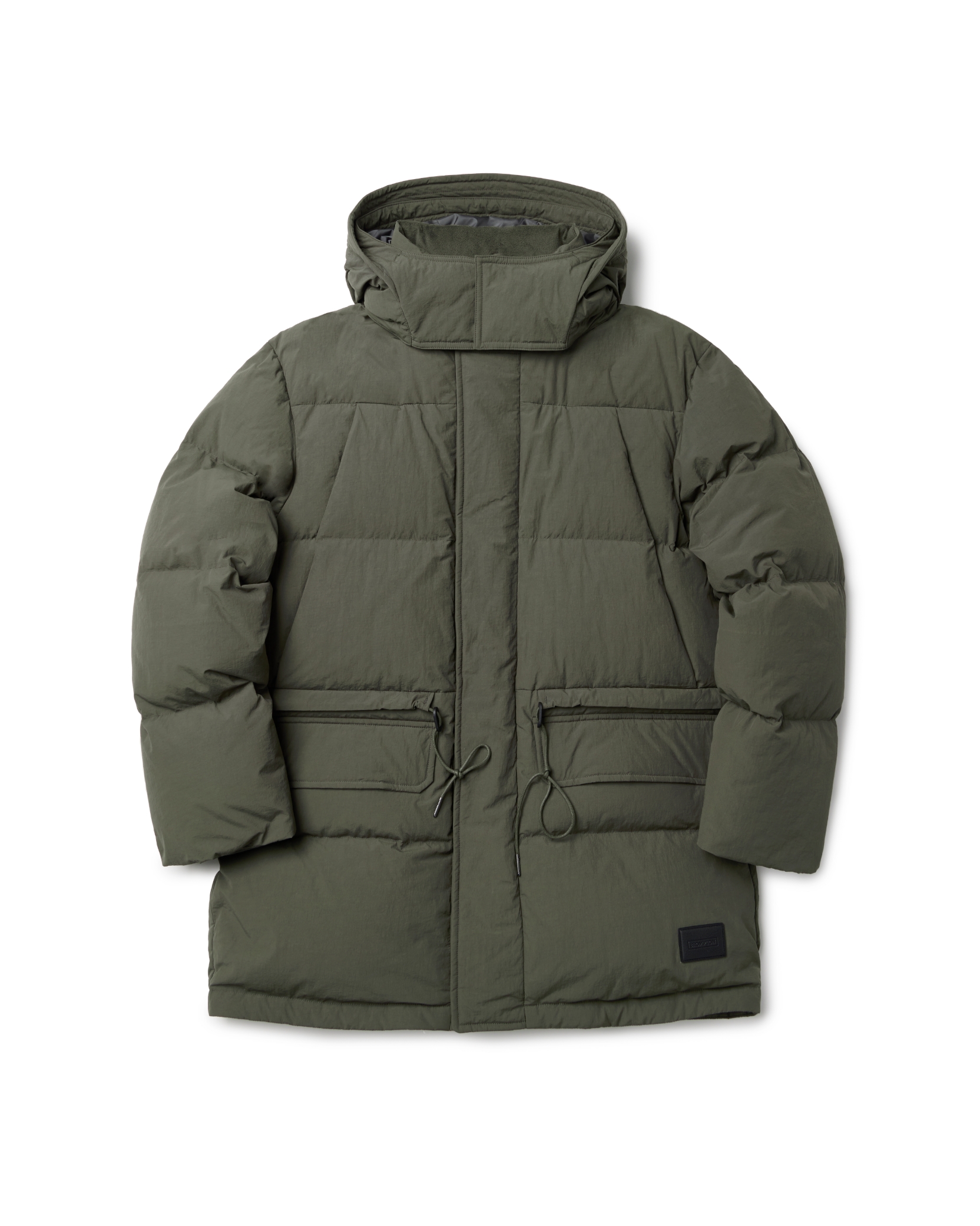 [브롬톤런던]GOOSE DOWN DETACHABLE HOOD PUFFER JACKET - KHAKI(P234MDW222)