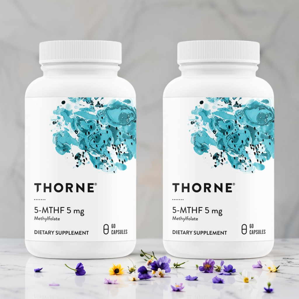 쏜리서치 활성엽산 5MTHF <b>메틸폴레이트</b> 5mg 60정 X 2개 세트