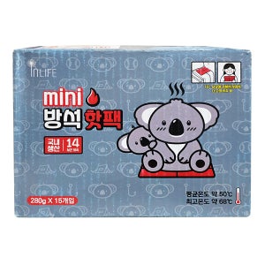인라이프 방석 핫팩 280g x 15개