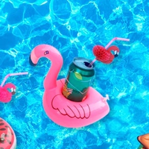 음료수 미니 컵튜브 플라밍고 감성 물놀이