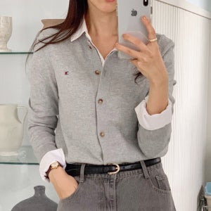 타미힐피거 여성 코튼 가디건(3컬러)