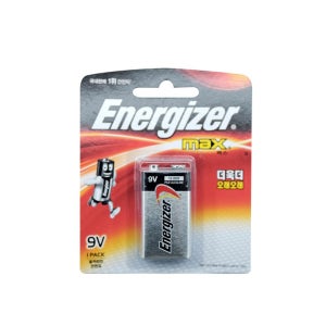 사각 알카라인건전지 1알 에너자이저 맥스 9V 6LF22