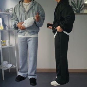 남자기모트레이닝세트 남성후드집업셋업 겨울트레이닝세트 남자츄리닝셋트