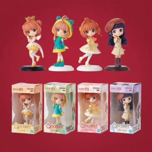 [입고완료] 반다이 카드캡터 체리 사쿠라 큐포스켓 미니어처 컬렉션2탄 가챠 미니피규어