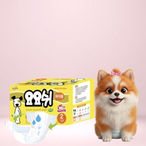 요요쉬 강아지 기저귀 여아용 배변 초흡수 2단계, 10매입, 1개