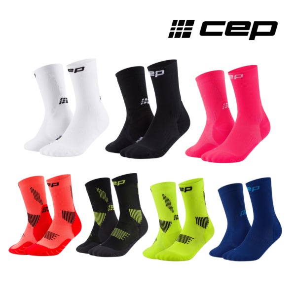 CEP 양말 5.0 코어 런 미드컷 삭스 러닝 마라톤 압박 스포츠