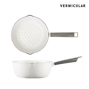 [버미큘라] 무쇠 주물냄비 편수냄비 유키히라 20cm, 화이트