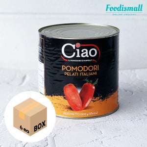 (박스판매) CIAO 차오 토마토홀 2.5kg x 6개 챠오 홀토마토 파스타소스