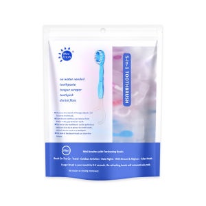 카이노스 일회용 미니 캡슐 휴대용 칫솔 26개입