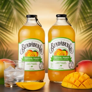 분다버그 트로피칼 망고 375ml 24병 병음료 고급 수입 탄산 카페 프리미엄 음료수