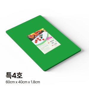 국산 내쇼날 식당 업소용 플라스틱 내열 강화 도마 그린