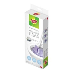1786 3M 베이킹소다 크린스틱 (핸들1입+리필2입) 변기청소용 수세미 리필가능