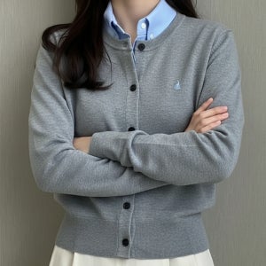 [백화점판] 빈폴 가디건 여성 울 이중지 카디건