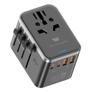 트립웍스 여행용 멀티어댑터 해외 PD 65W C타입 초고속충전 USB 4포트