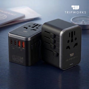트립웍스 여행용 멀티어댑터 해외 PD 65W C타입 초고속충전 USB 4포트