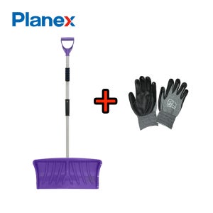 플라넥스 백곰넉가래+작업용장갑 분리 휴대 가능한 넉가래 눈삽 제설용품