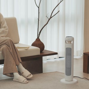 한경희 온풍기 그래핀 PTC히터 가정용 사무실 무드등 온풍기 HA-25200FH