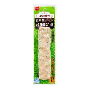 삼립 그릭슈바인 고단백 닭가슴살 바 블랙페퍼 80g