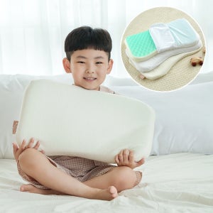 메이슬립 아기 베개 신생아 어린이 쿨 배게 출산 선물 태열 냉감 오가닉커버 사계절용