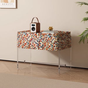 침대 사이 협탁 미드센츄리 원목 사각 서랍형 협탁 서랍장 A 40x40x48cm